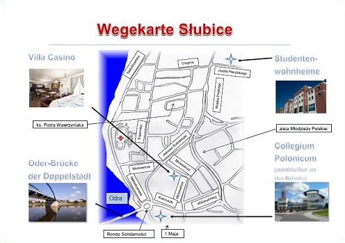Wegekarte Slubice ©Mandy Willemse