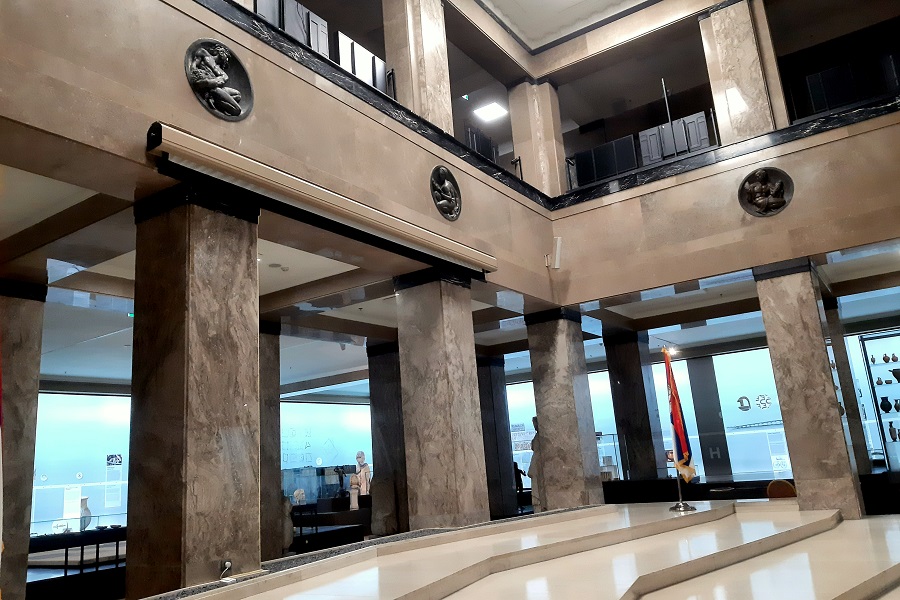 Atrium of the National Museum of Serbia