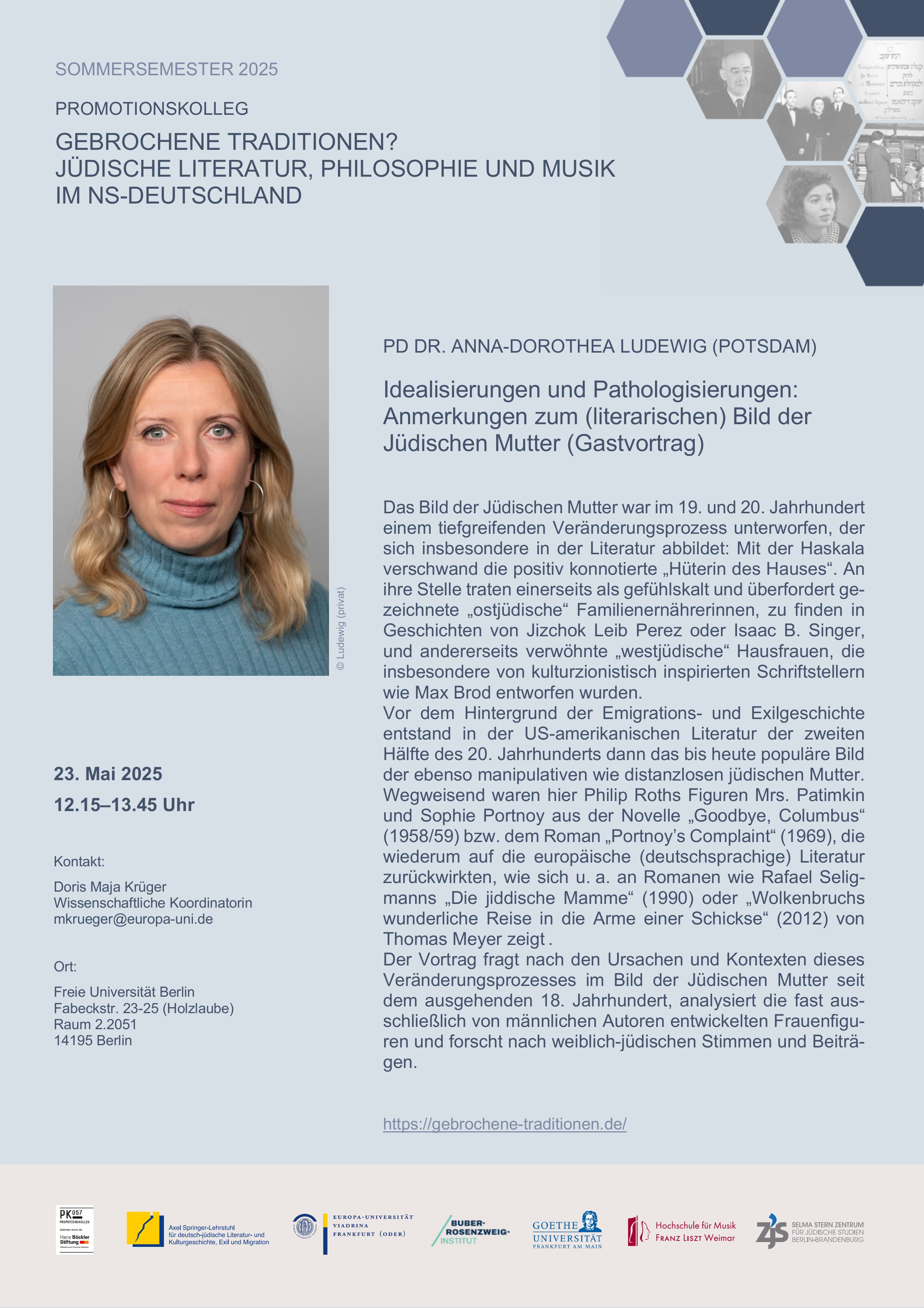 Plakat (Gastvortrag) Ludewig
