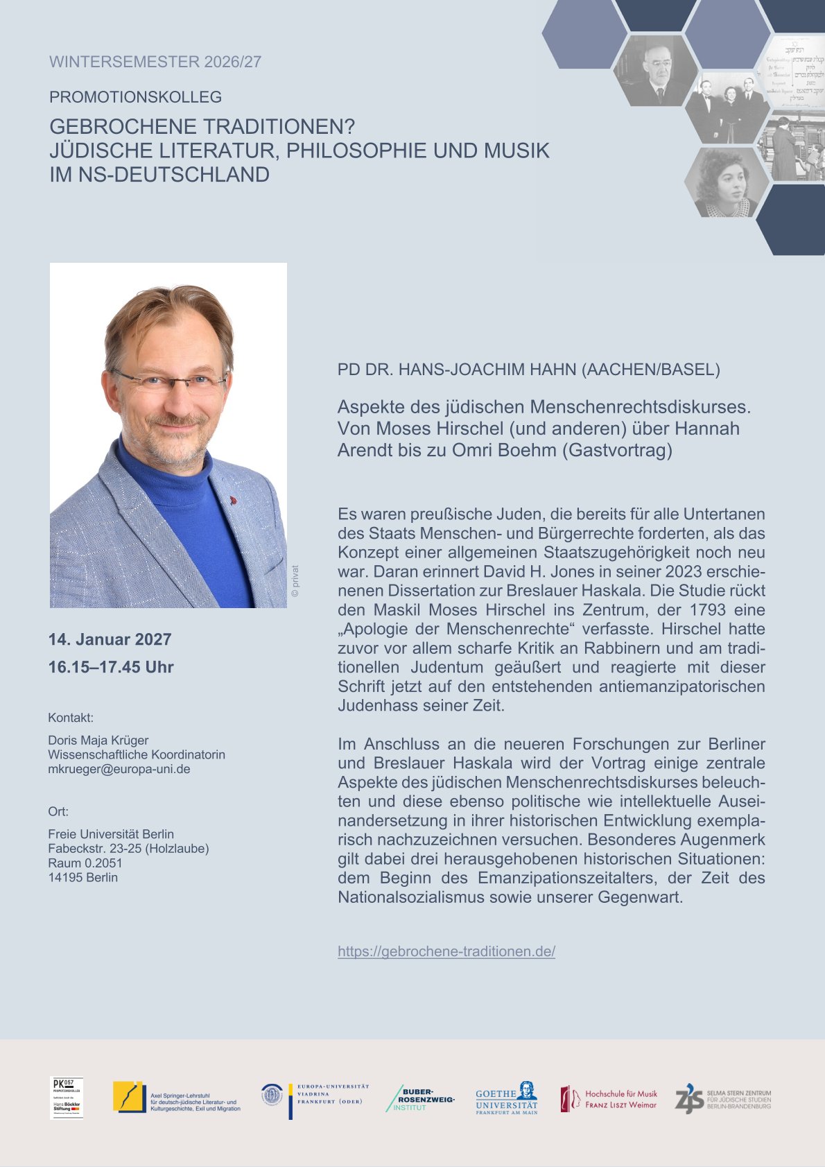Plakat Hahn