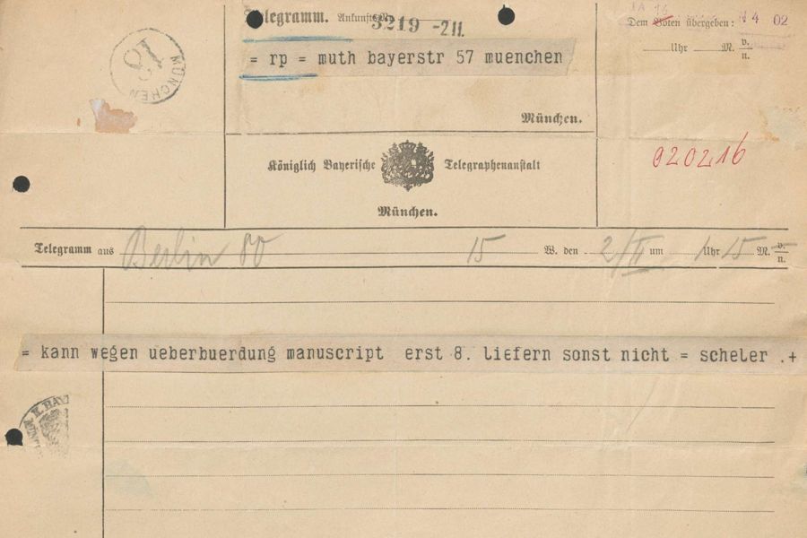 scheler-telegramm