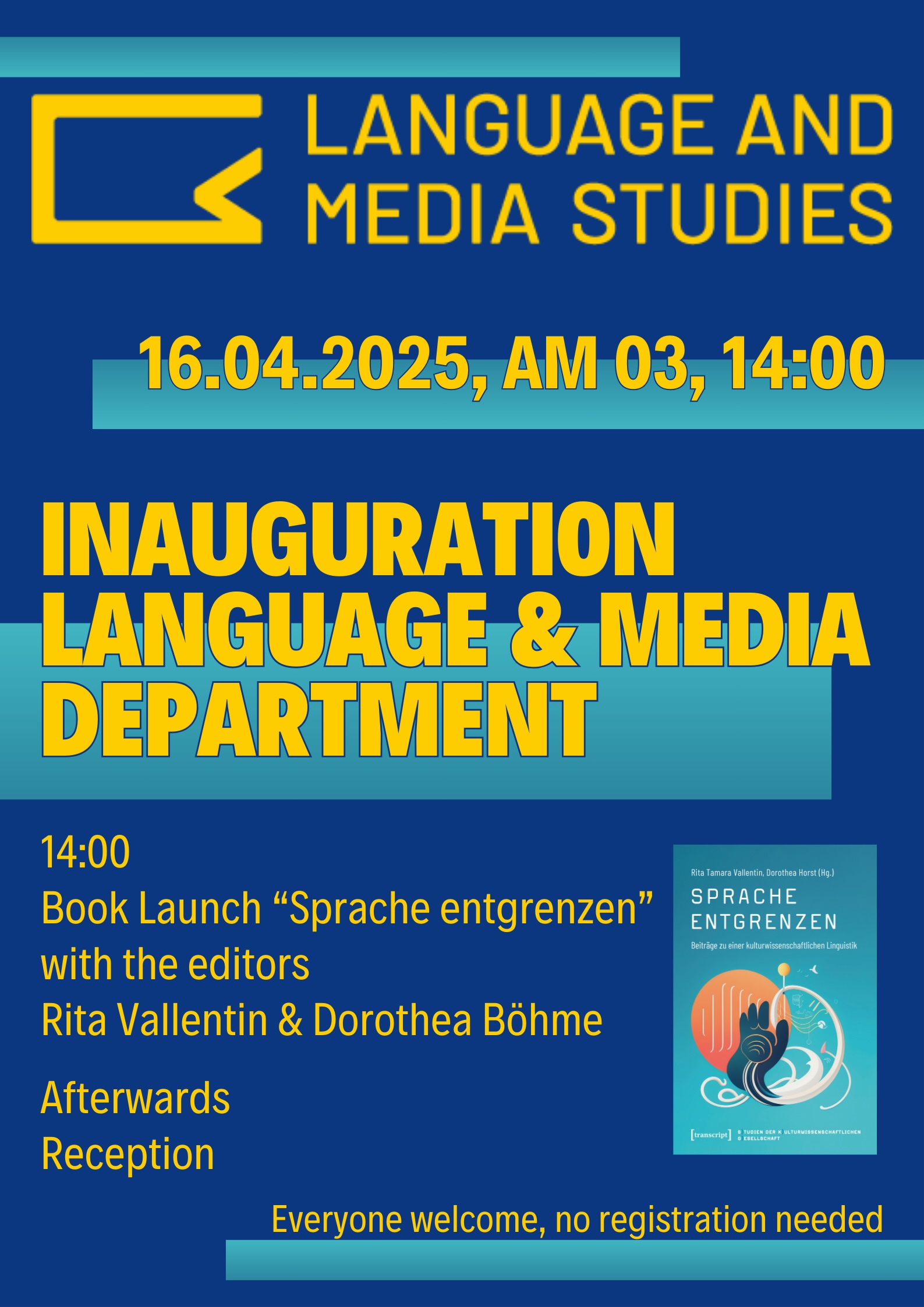 Inauguration Language and Media Department