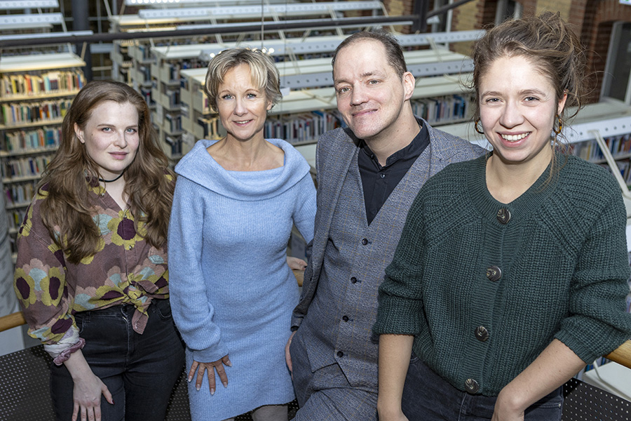 Photo of the team of the Professorship of Popular Cultures